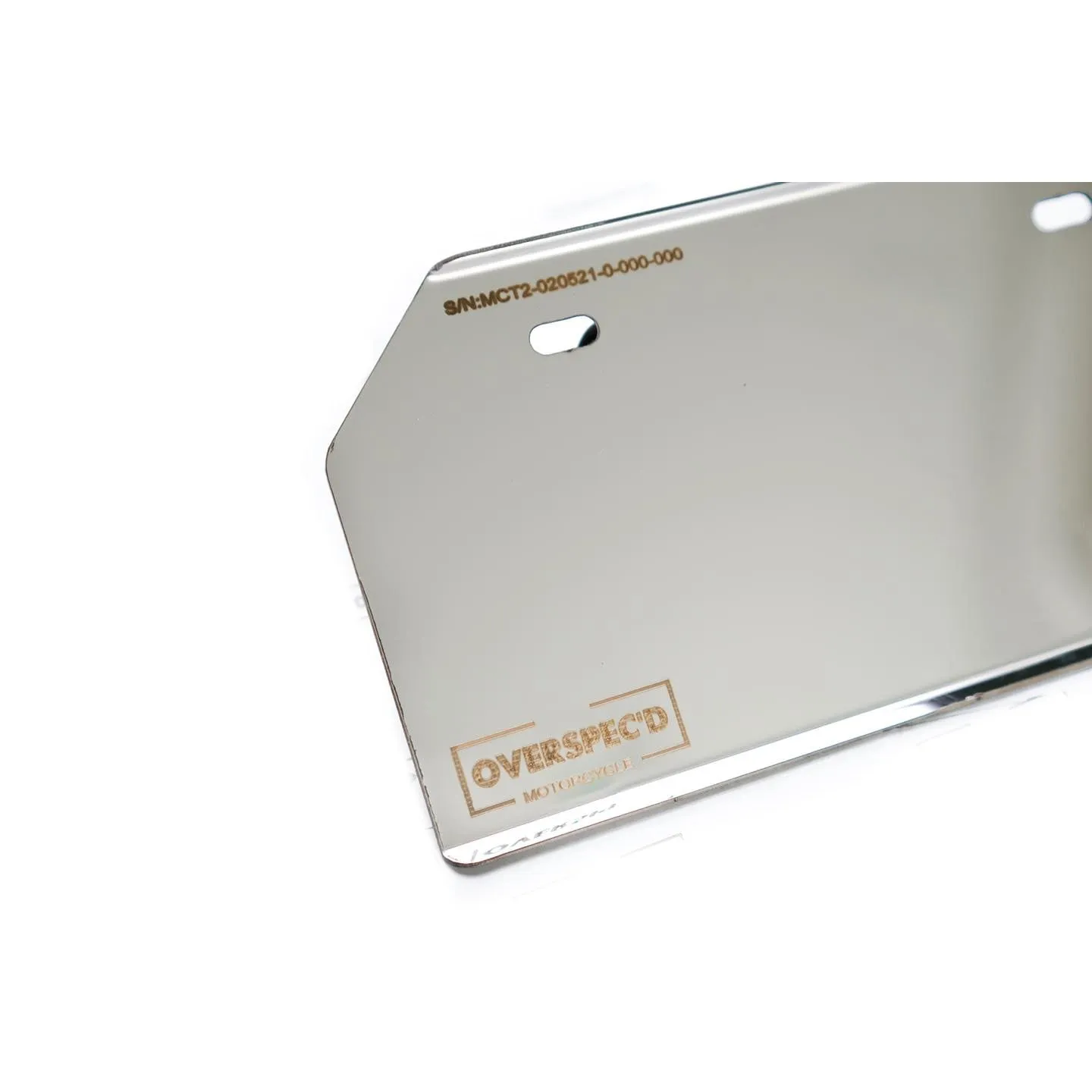 Overspec'D Motorcycle Plate Frame Holder Type 1