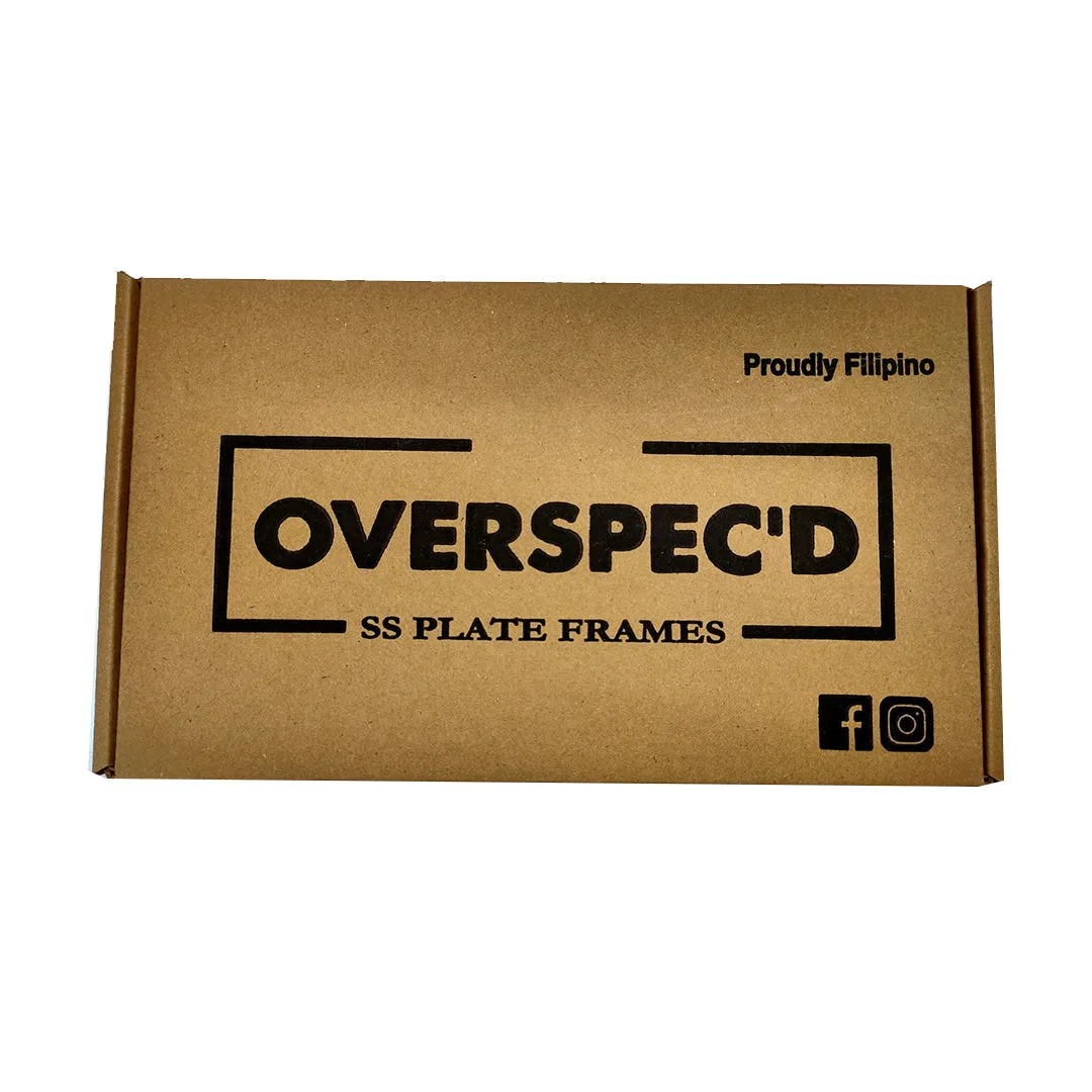 Overspec'D Motorcycle Plate Frame Holder Type 1