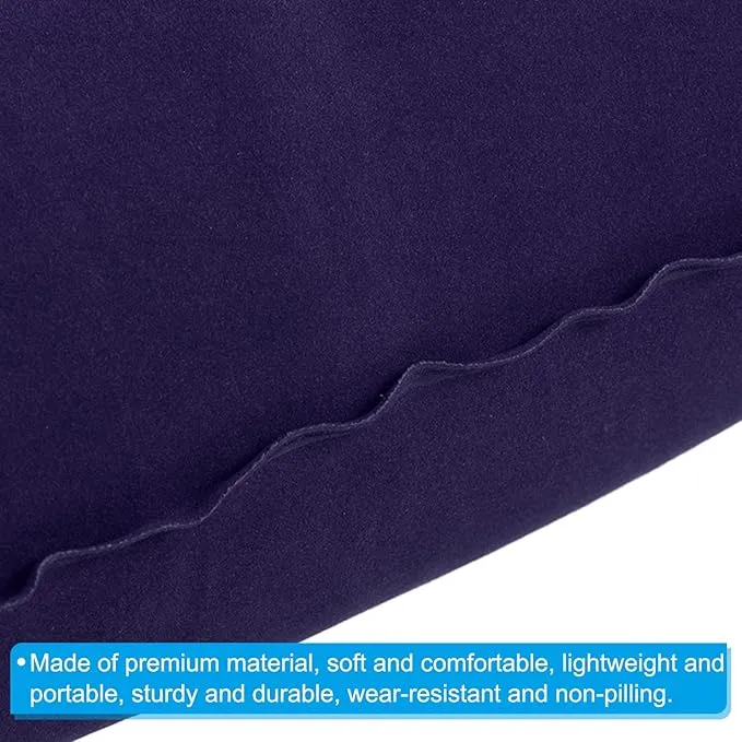 PATIKIL Inflatable Pillow, 2 Pack Ultralight Camping Travel Pillow Desk Rest Neck Support for Hiking Backpacking Office, Gray Dark Purple
