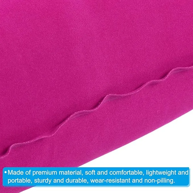 PATIKIL Inflatable Pillow, 2 Pack Ultralight Camping Travel Pillow Desk Rest Neck Support for Hiking Backpacking Office, Pink Dark Blue