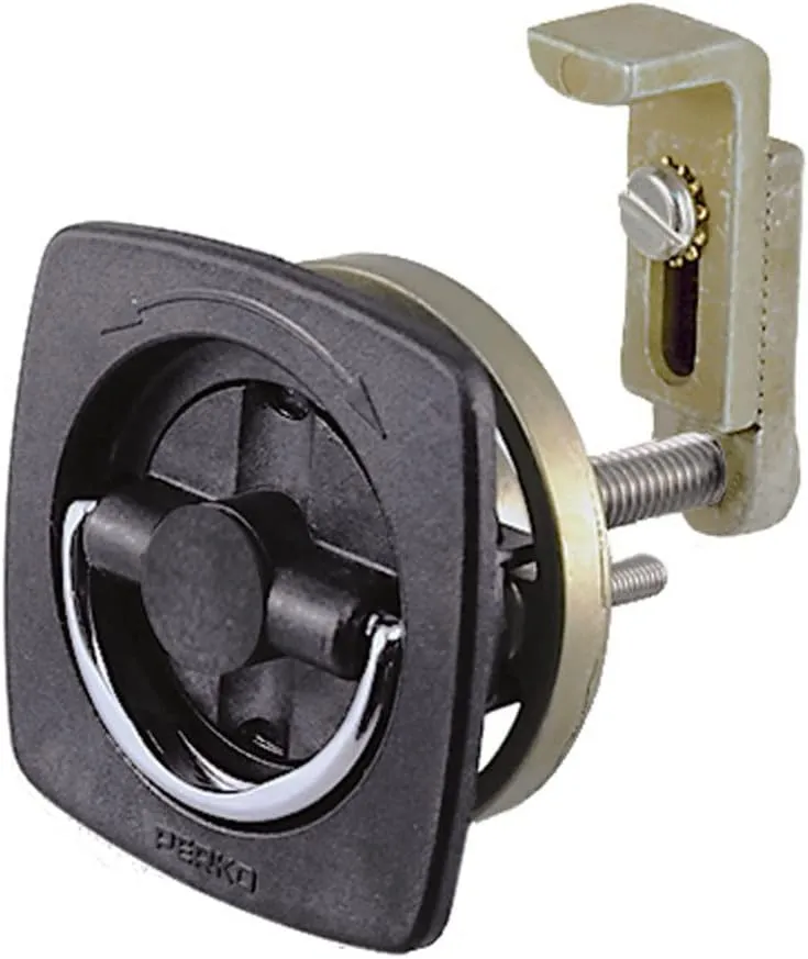 Perko 0932DP2BLK Flush Mount Latch - Black