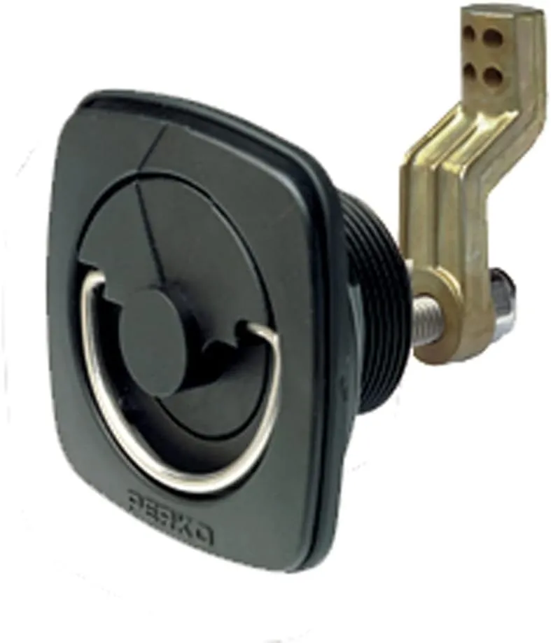 Perko 1082DP1BLK Flush Mount Latch - 3/8" to 3" Cam, Black