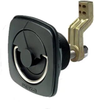 Perko 1082DP1BLK Flush Mount Latch - 3/8" to 3" Cam, Black