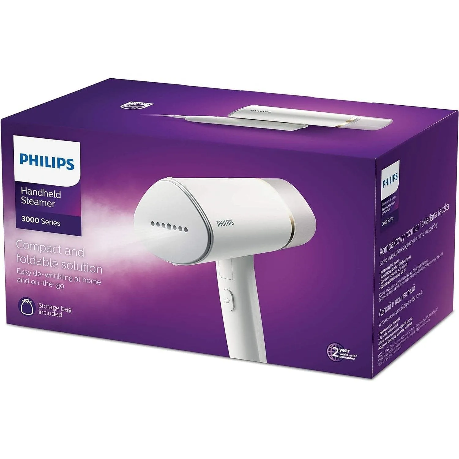 Philips Garment Steamer 1000W - STH3020