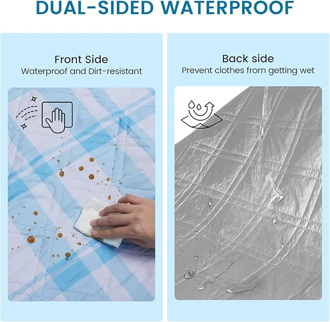 Picnic Blankets,80''x80'' Extra Large Picnic Blankets,Outdoor Picnic Blankets Waterproof Foldable for 6 to 8 Adults,Picnic Mat for Camping Beach Grass Lawn Park