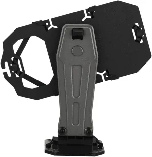 Plate Carrier Phone Mount Tactical Phone Chest Holder Upgrade,Foldable and 180° Rotatable for Screen Size 4.7"-6.7" (Black)