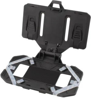Plate Carrier Vest Attachments Universal Phone Chest Mount for Screen Size 4.7"-6.7" Foldable Navigation Cellphone Board Holder -Black