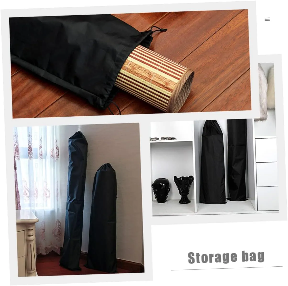 POPETPOP 4 Pcs Mat Storage Bag Nylon Blanket to Sleep