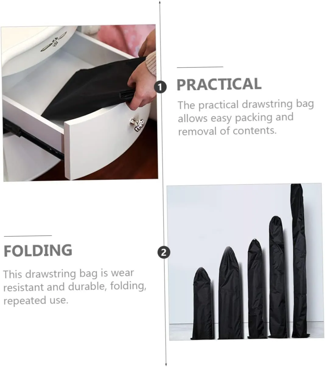POPETPOP 4 Pcs Mat Storage Bag Nylon Blanket to Sleep