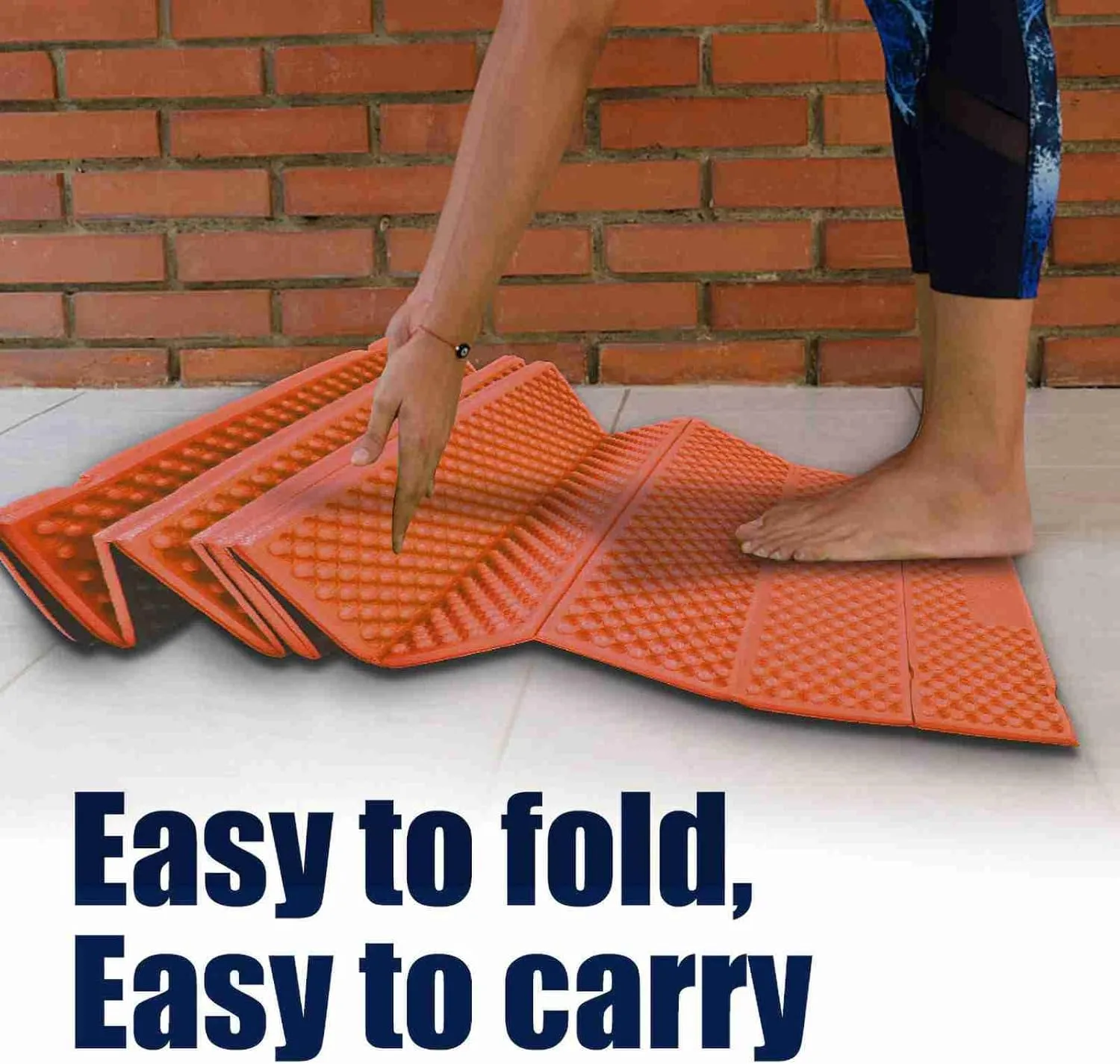Portable Folding Foam Mat, Waterproof Sleeping Pad Ultralight Camping Mattress for Yoga Sports