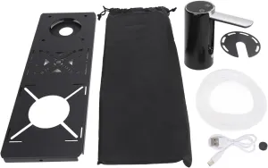 Portable IGT Table Plate with Storage for Camping, Outdoor Stove Furnace Board Compatible with SOTO Spider Stove, Features Electric Pump and Modular Expansion