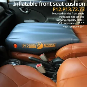 Portable Inflatable Car Sleeping Bed - Front Seat Travel Mattress