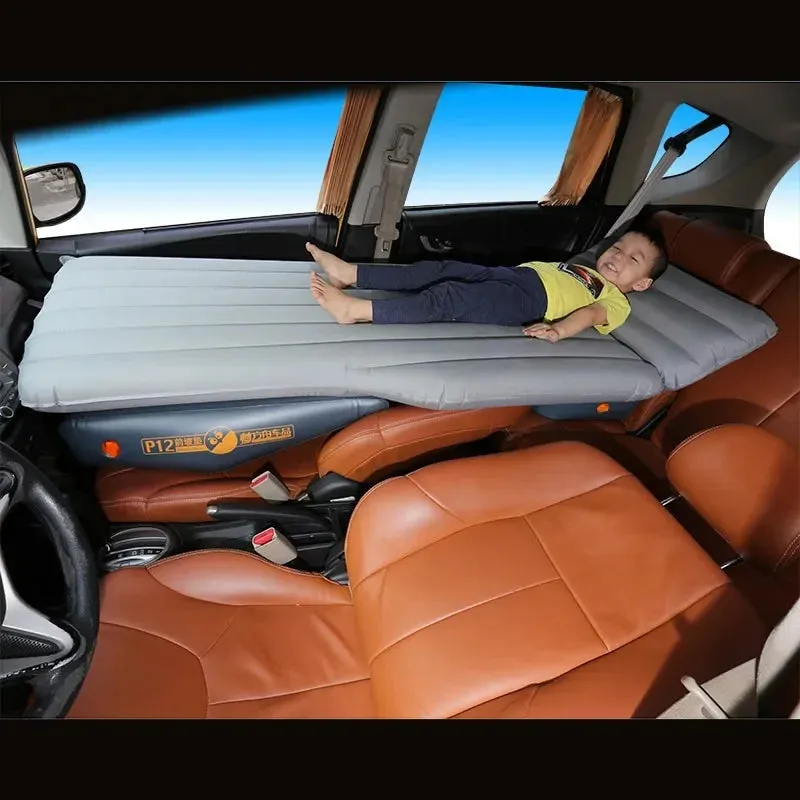 Portable Inflatable Car Sleeping Bed - Front Seat Travel Mattress