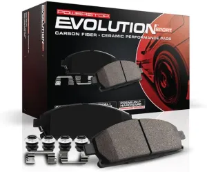 Power Stop Z23-1623 Front Z23 Evolution Sport Carbon Fiber Infused Ceramic Brake Pads with Hardware For Mazda CX-5 2013-2023 [Model Specific]