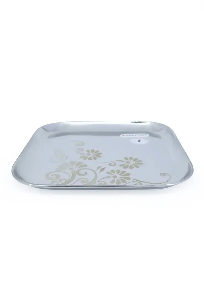 Premium - Stainless Steel Printed Plate - 21cm