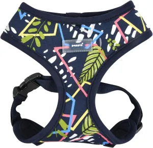Puppia Botanical Harness A - Navy - L