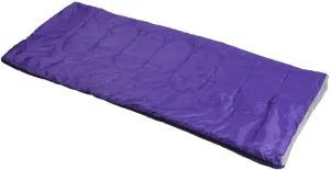Qtqgoitem Travel Camping Single Foldable Zip Up Rectangle Sleeping Bag Purple (Model: 82e 47f 410 223 ABC)
