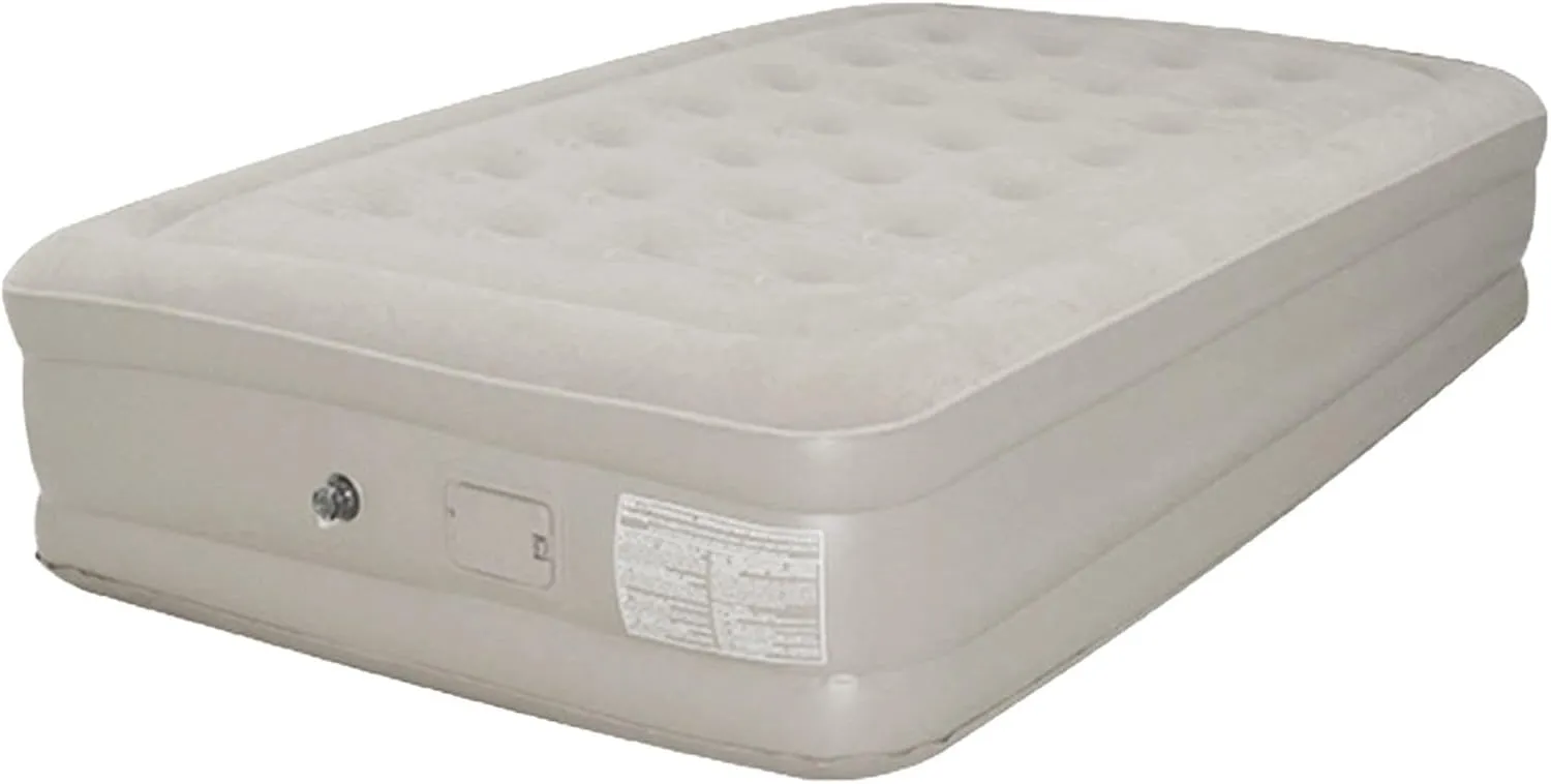 Queen Size Inflatable Mattress | Inflatable Camp Mattress Pad,Queen Size Mattress, Comfort High Blow up Airbed for Home Travel, Picnic, Camping