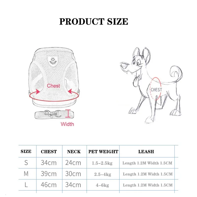 "Pet Walk & Lead Set: Adjustable Cat Harness & Traction Rope"