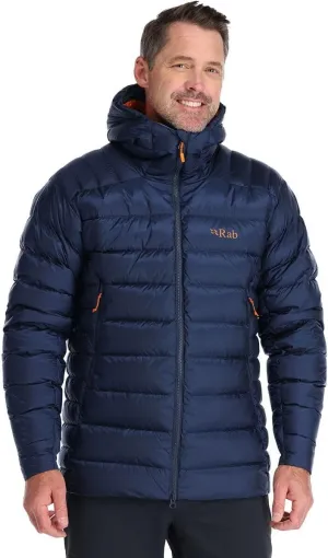 Rab Men's Electron Pro 800-Fill Down Hooded Jacket for Climbing and Mountaineering