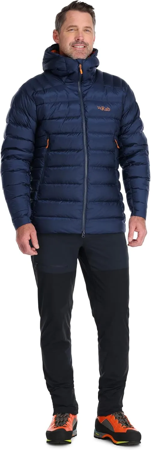 Rab Men's Electron Pro 800-Fill Down Hooded Jacket for Climbing and Mountaineering