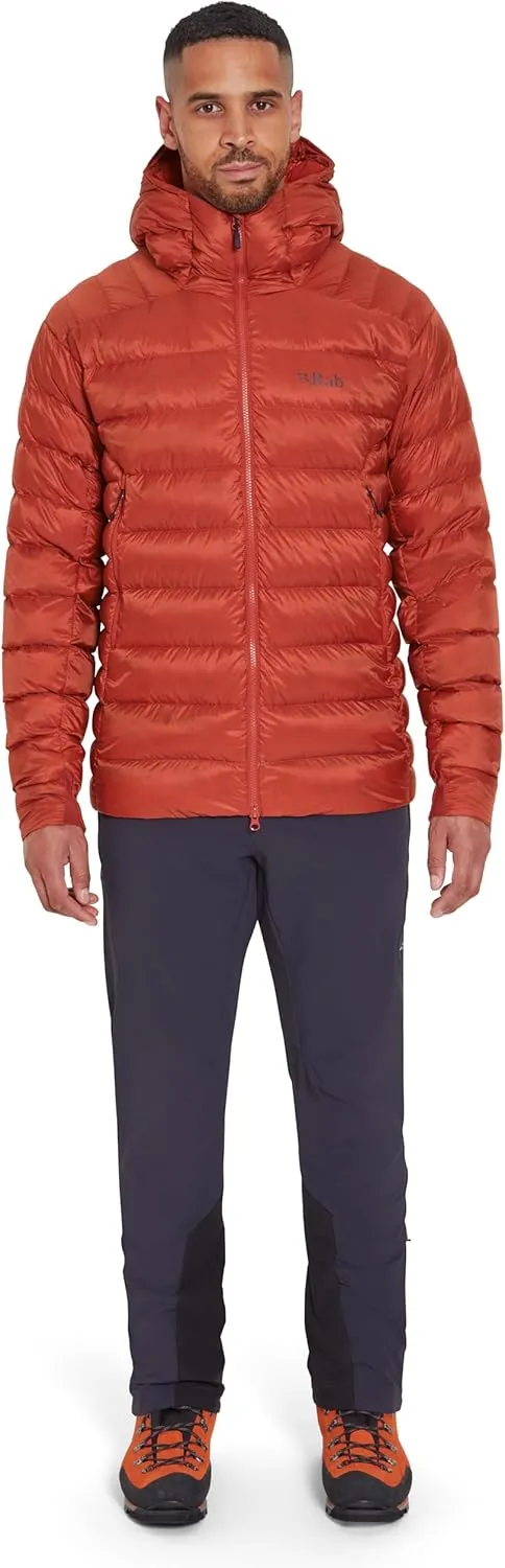 Rab Men's Electron Pro 800-Fill Down Hooded Jacket for Climbing and Mountaineering