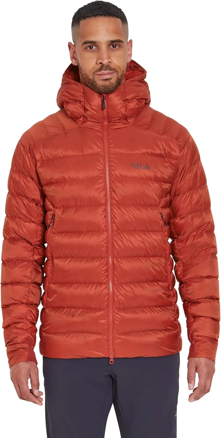Rab Men's Electron Pro 800-Fill Down Hooded Jacket for Climbing and Mountaineering