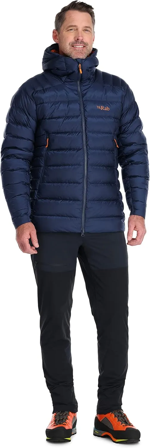 Rab Men's Electron Pro 800-Fill Down Hooded Jacket for Climbing and Mountaineering