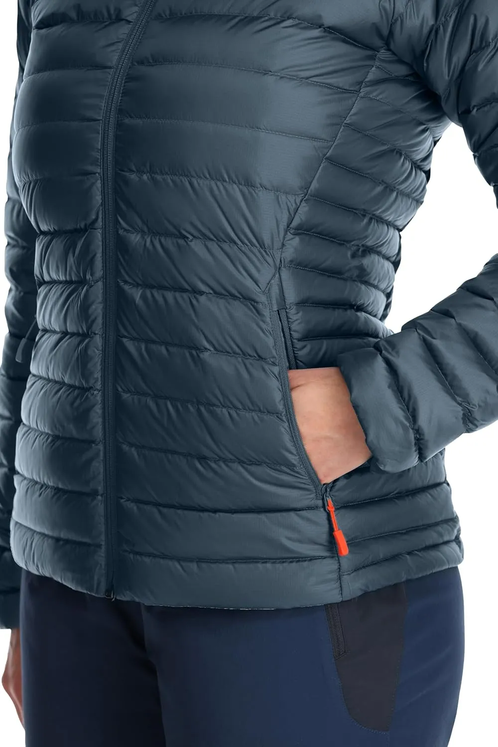 Rab Women's Microlight Down Jacket - 700-Fill Down Puffer Coat for Hiking & Skiing