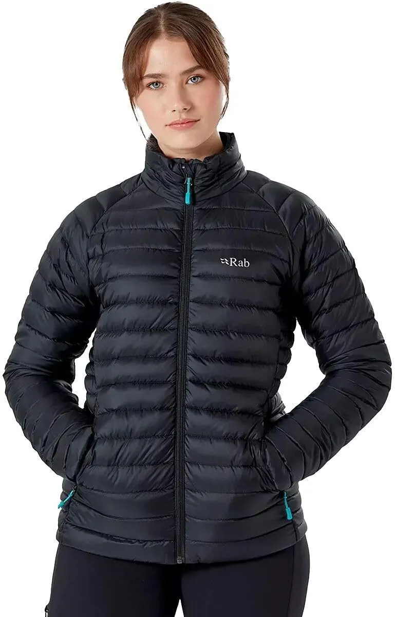 Rab Women's Microlight Down Jacket - 700-Fill Down Puffer Coat for Hiking & Skiing