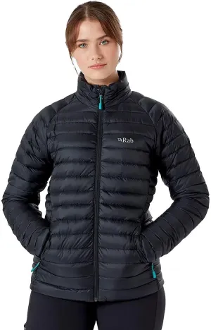 Rab Women's Microlight Down Jacket - 700-Fill Down Puffer Coat for Hiking & Skiing
