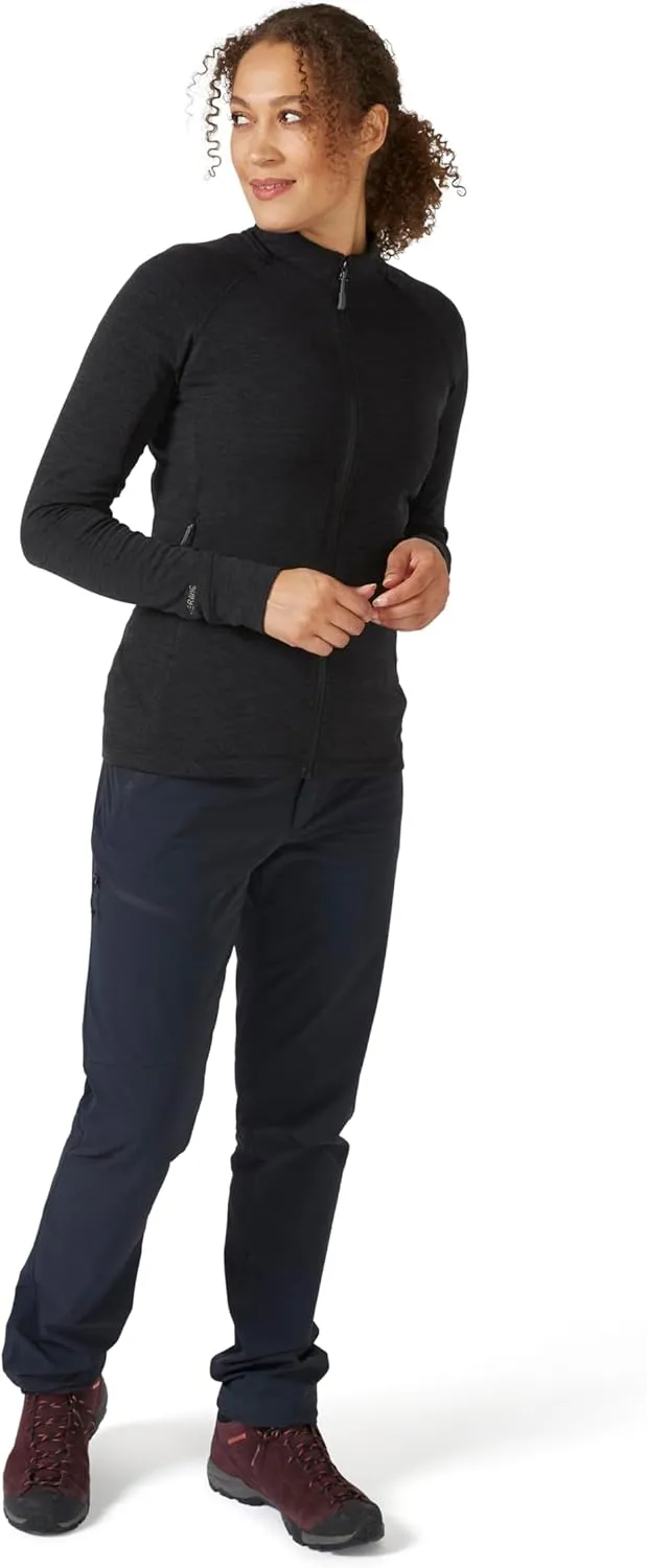 Rab Women's Nexus Stretch Fleece Jacket, Lightweight for Hiking, Climbing & Layering
