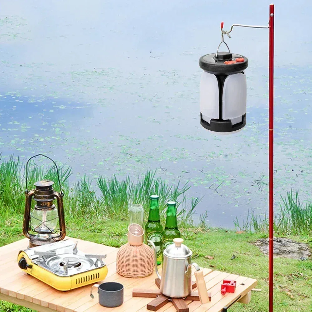 Rechargeable 4500mAh 1000LM Emergency Power Bank Solar LED Camping Lantern
