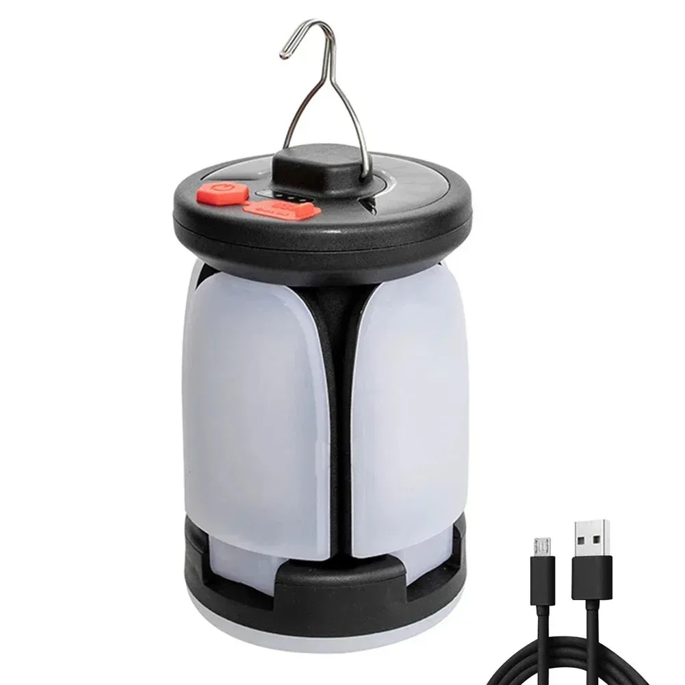 Rechargeable 4500mAh 1000LM Emergency Power Bank Solar LED Camping Lantern