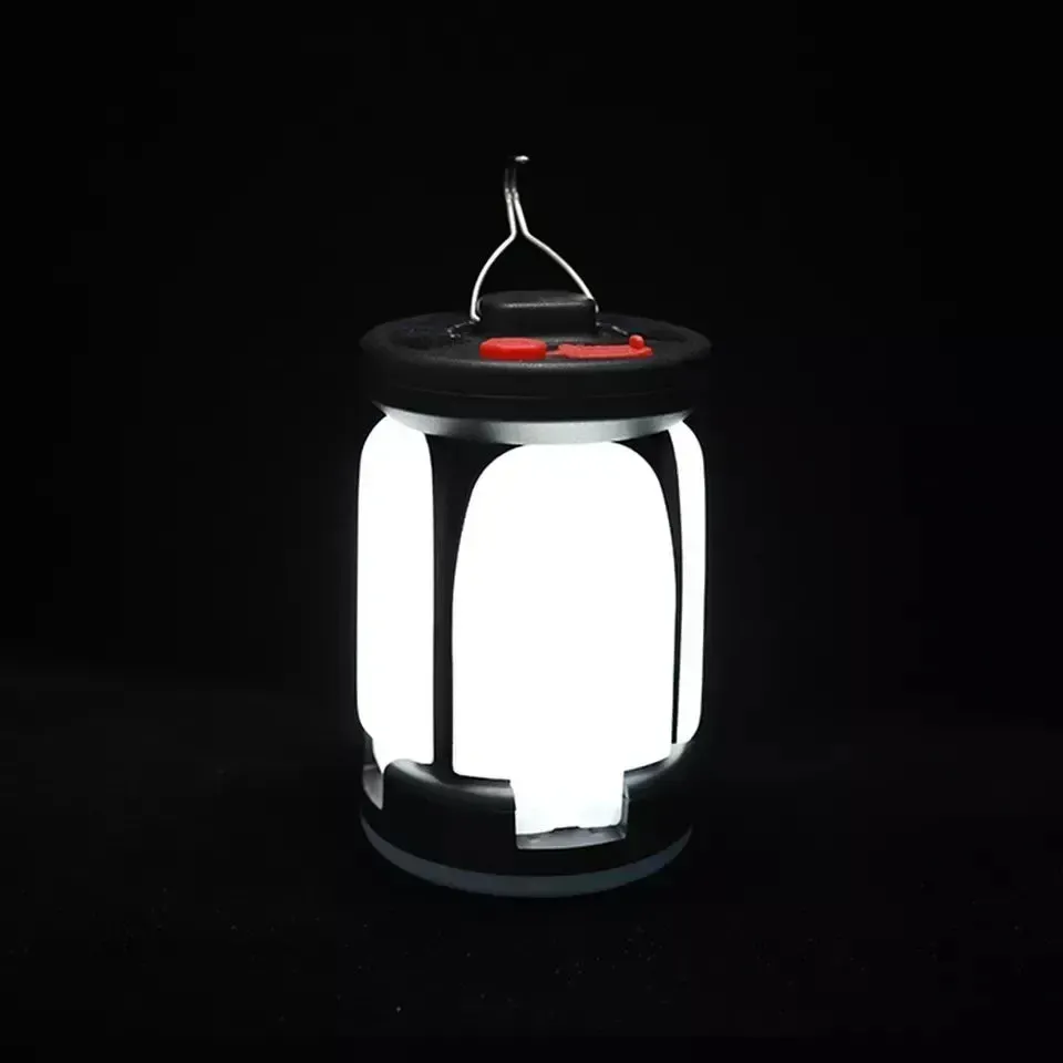 Rechargeable 4500mAh 1000LM Emergency Power Bank Solar LED Camping Lantern