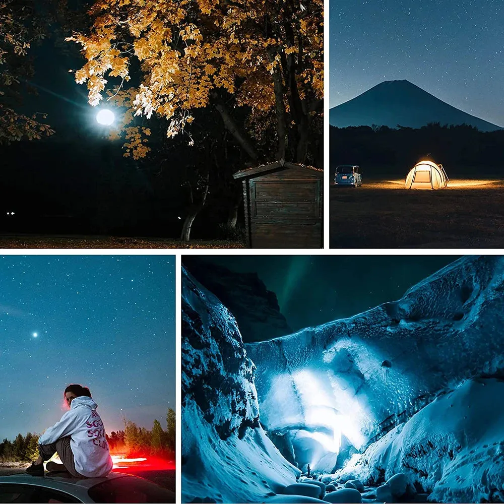Rechargeable LED Magnetic Camping Lantern 13500mAh Portable Flashlight Floodlight Tent Lamp for Outdoor Fishing