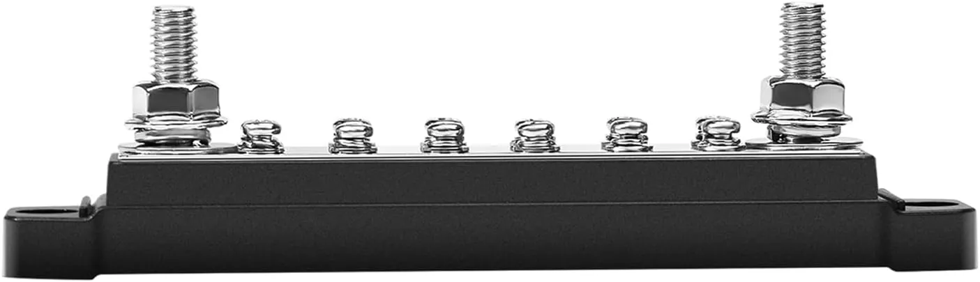 Recoil BB212P Power Distribution Block 12V 150A Dual 5/16” Studs Bus Bar Terminals Busbar for Boat Automotive Solar Wiring