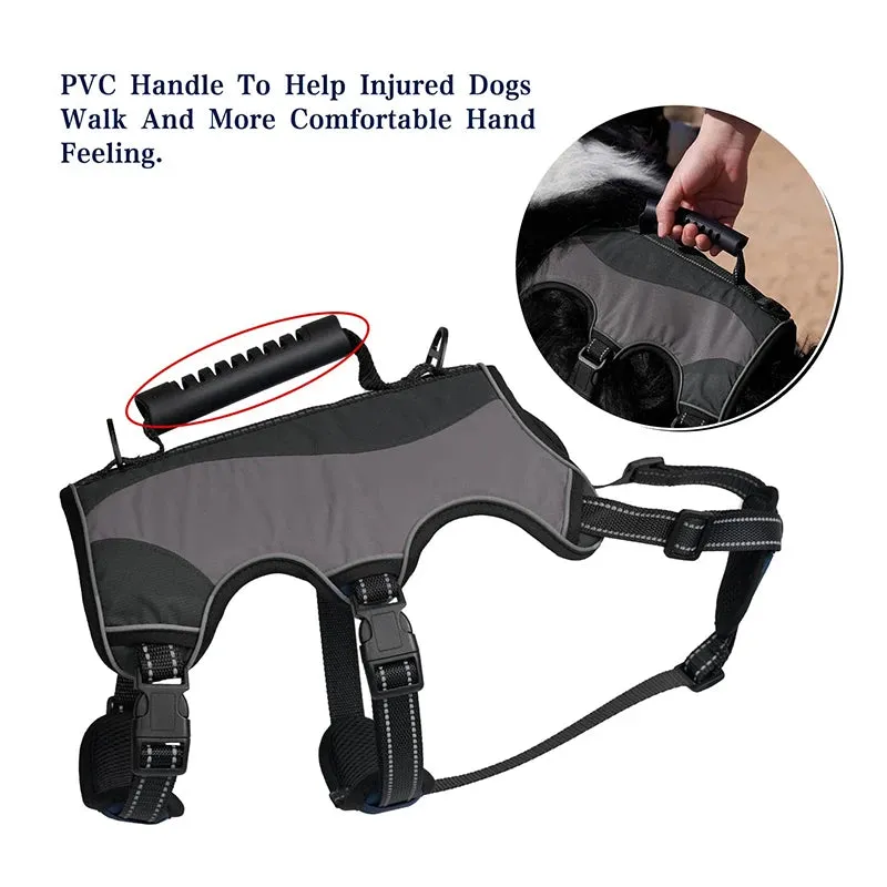 Reflective No Pull Tactical Dog Harness