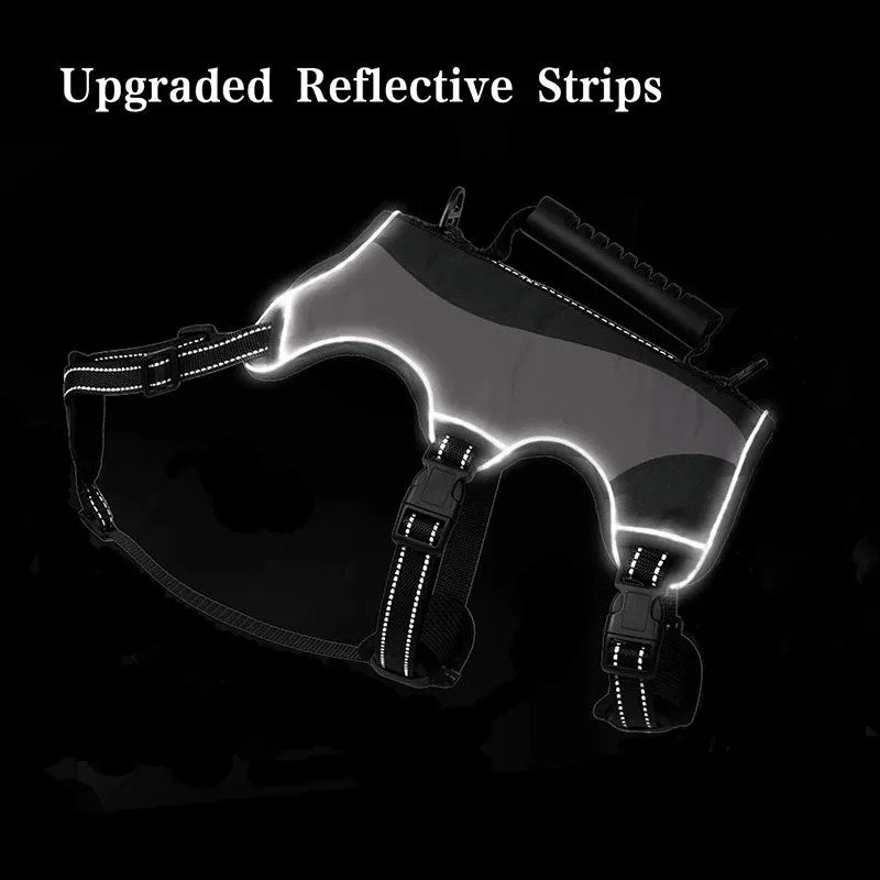 Reflective No Pull Tactical Dog Harness