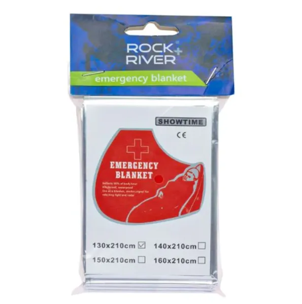 Rock n River Silver Emergency Blanket (130 x 210cm)