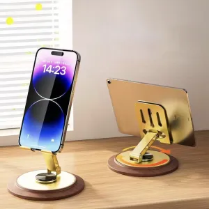 Rotatable Mobile Phone Holder, Phone Stand for Desk, Foldable Phone Mount