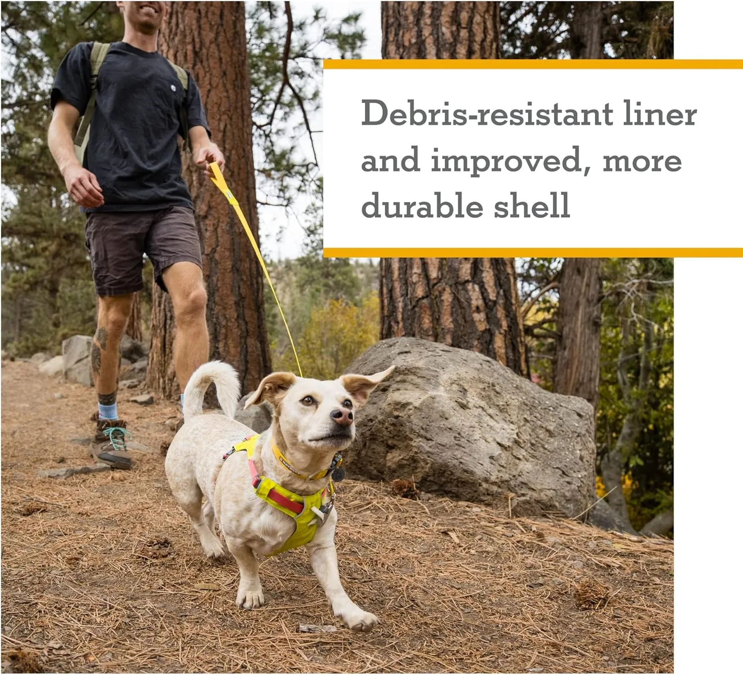 Ruffwear, Hi & Light, Everyday Lightweight Dog Harness, Trail Running, Walking, Hiking, All-Day Wear, Sage Green, Medium