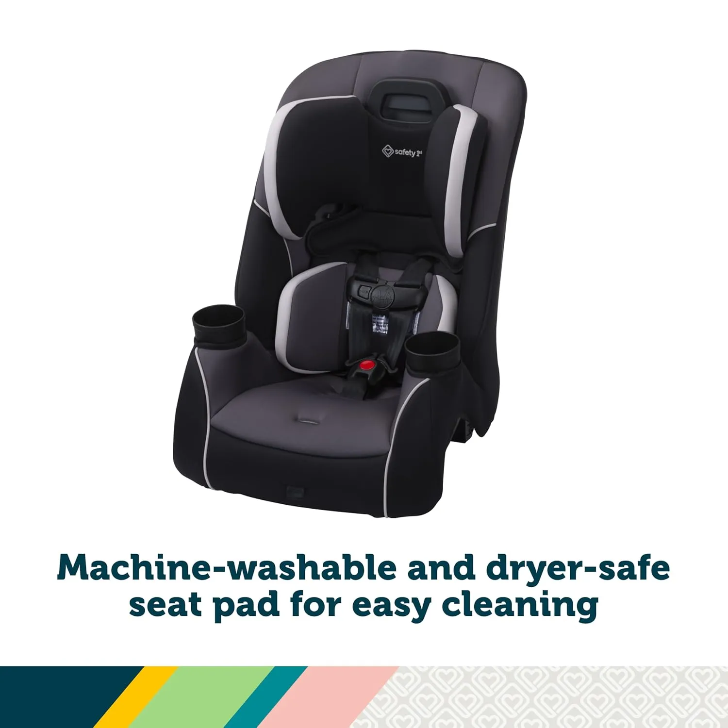 Safety 1st Crosstown Slim All-in-One Convertible Car Seat, City Storm