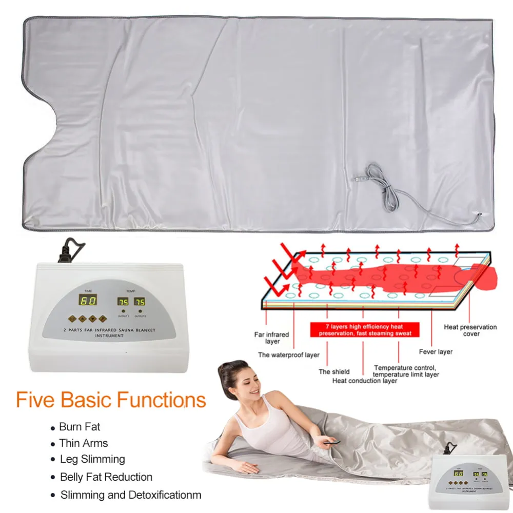 Sauna Blanket Far-Infrared Body Shaper Sauna Slimming Blanket