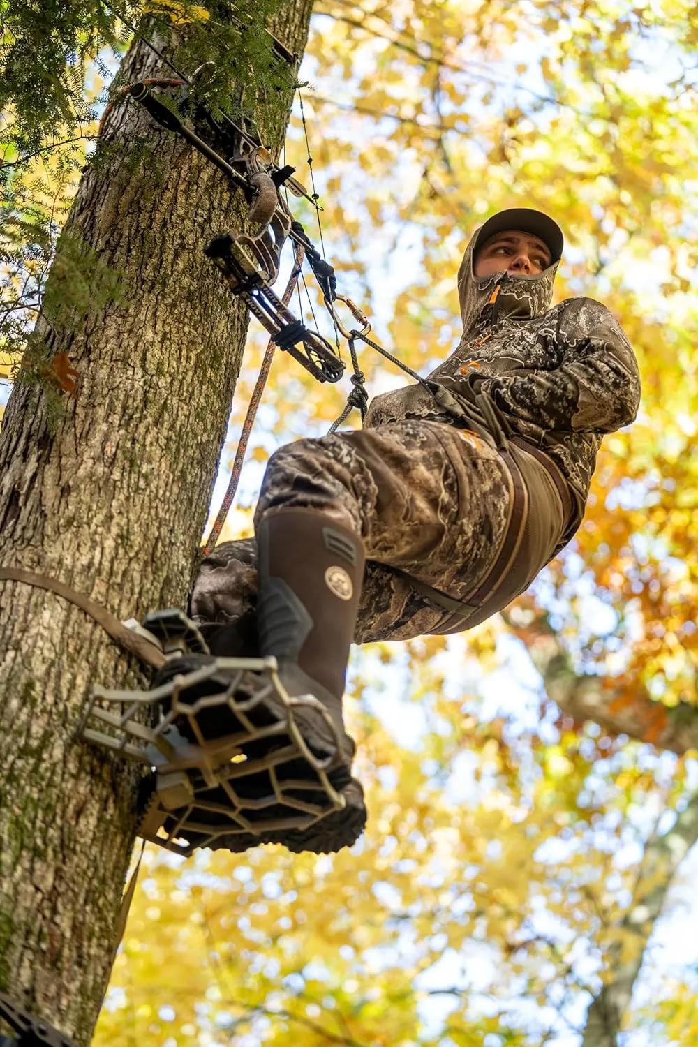 ScentLok BE:1 Phantom Hooded Pullover, Lightweight Camo Half-Zip Hunting Jacket