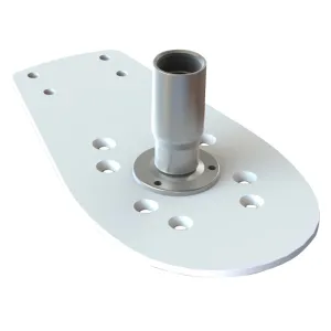 Seaview Starlink Modular Top Plate with Starlink Stainless Steel 1in-14 Threaded Adapter & Stainless Steel Base