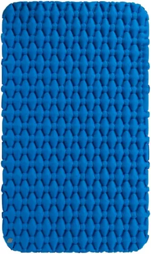 Self-Inflating Pads Ultralight Double Inflatable Pad Thickened Outdoor Sleeping Pad Suitable for Camping, Picnic, Travel, Indoor Rest with Inflatable Bag (Color : Blue, Size : 120x200x6.5cm)