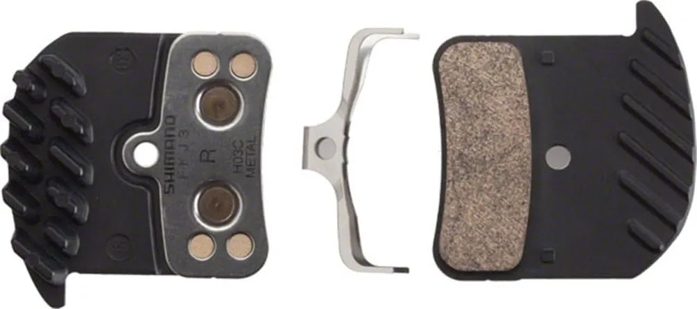 SHIMANO H03C METAL BRAKE PAD W/SPLIT PIN 1 PAIR
