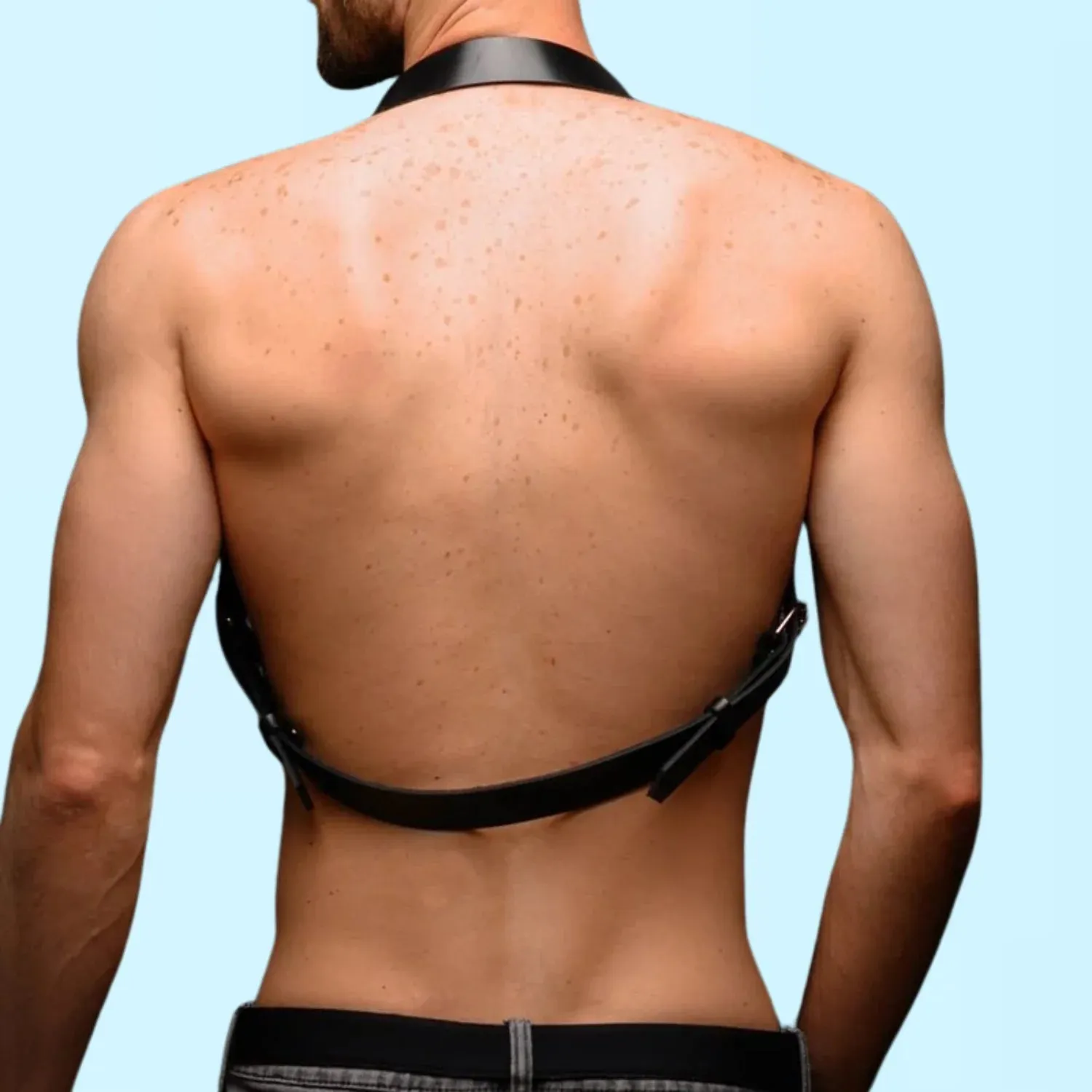 SILAS - Chain & Leather Men's Harness