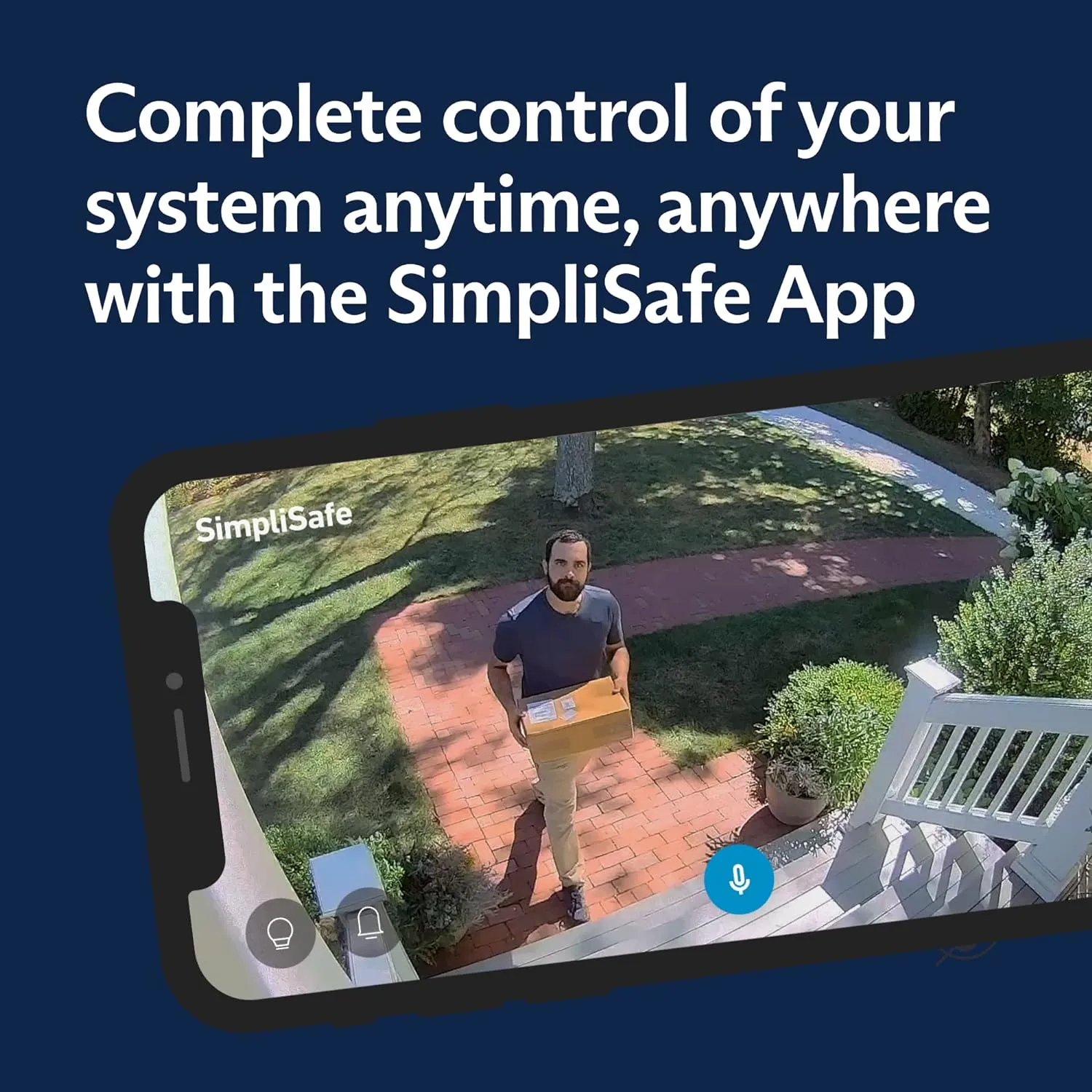 SimpliSafe 5 Piece Wireless Home Security System - Optional 24/7 Professional Monitoring - No Contract - Compatible with Alexa and Google Assistant,White